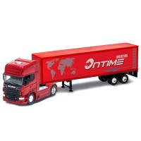 Модель тягача с прицепом 1:64 Scania V8 R730