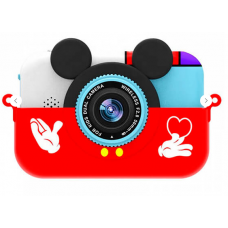 Детский цифровой фотоаппарат Children's Fun Camera Микки красный