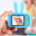 Детский цифровой фотоаппарат Children's Fun Camera Зайчик голубой